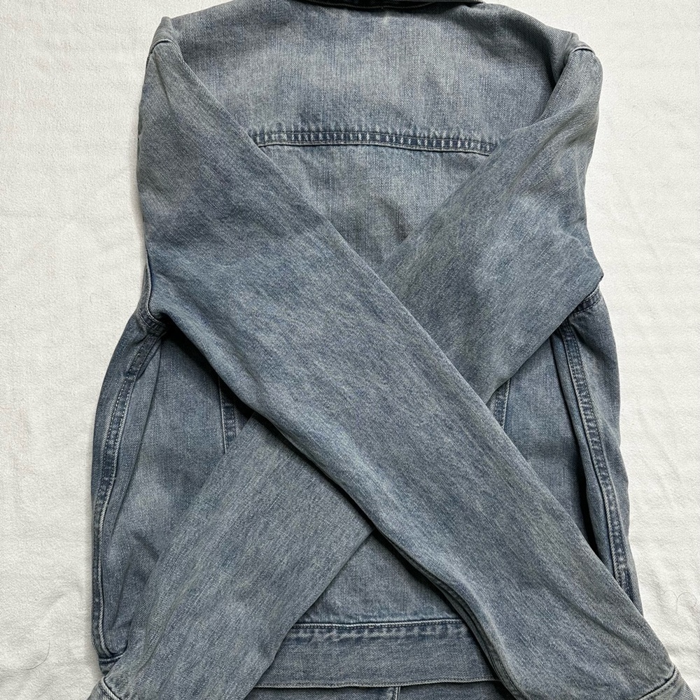 Gap 1969 Denim Jacket Medium Tall M/T Classic Blue Jean Western 100% Cotton - Picture 11 of 12